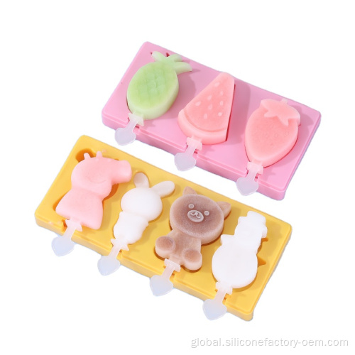 Bpa Free Silicone Popsicle Molds Wholesale Custom Silicone Ice Cube Tray Mold Supplier